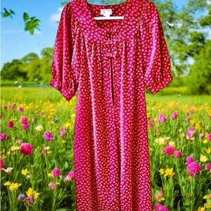 Liberty House LOLA Hawaian Maxi Dress Vintage 80's
